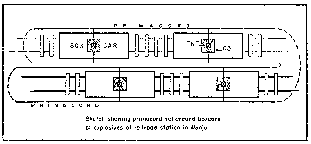 Thumbnail Image, Sketch Showing Primacord Net Around Boxcars of Explosives of Railroad Station at Wonju