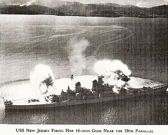 USS New Jersey 16-inch Guns