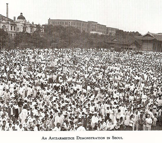 Antiarmistice Demonstration In Seoul