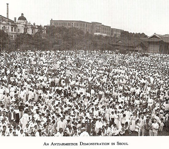 Antiarmistice Demonstration In Seoul