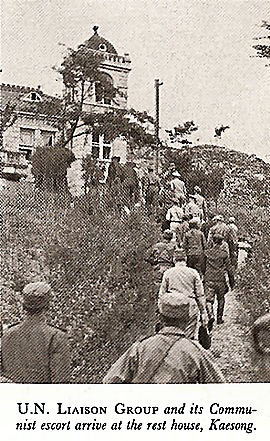 U.N. Liaison Group and Communist Escort, Kaesong Rest House