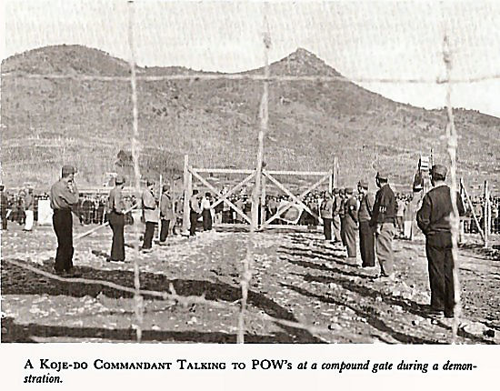 A Koje-do Commandant Talking To POW's