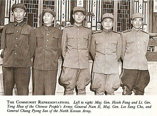 Communist Armistice Delegates, Kaesong 