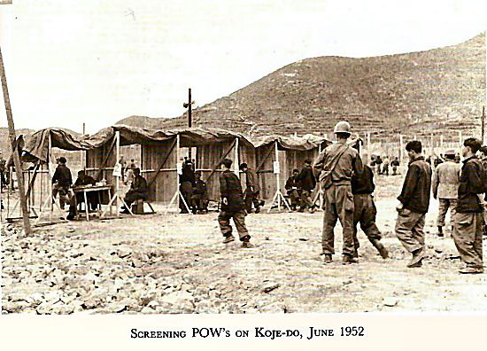 Screening POW's On Koje-do