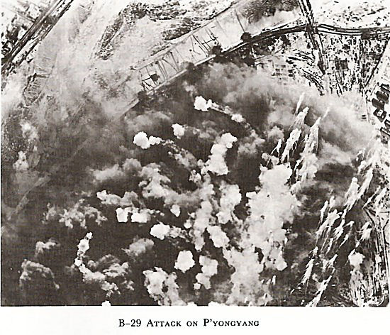 B-29 Attack On P'yongyang