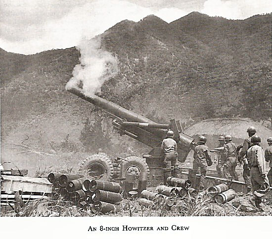 An 8-inch Howitzer and Crew