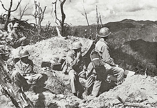 2d Infantry Division Troops on Bloody Ridge 