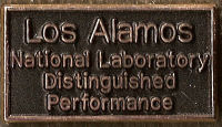 Bert Kortegaard LANL Distinguished Performance Award