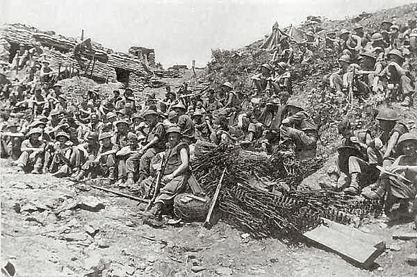  D Coy 2RAR being told of the Cease-Fire