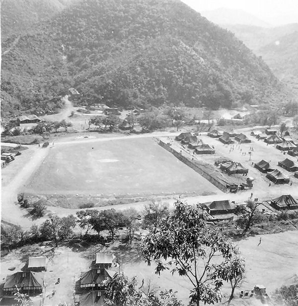  2RAR Parade Grounds & Lines; Kansas Line; August 1953