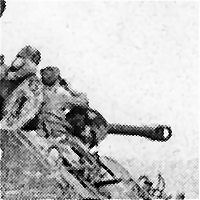 3in Mortar behind M4A3Ea Sherman